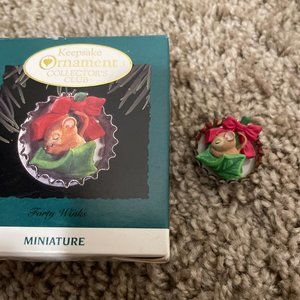 Hallmark Keepsake Ornament- Miniature- Forty Winks- 1993.